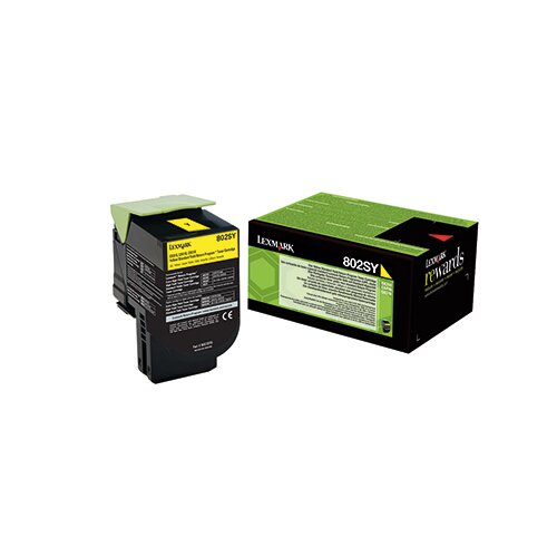 Lexmark Toner 802SY gelb