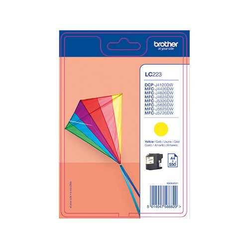 Brother Tintenpatrone LC-223Y gelb