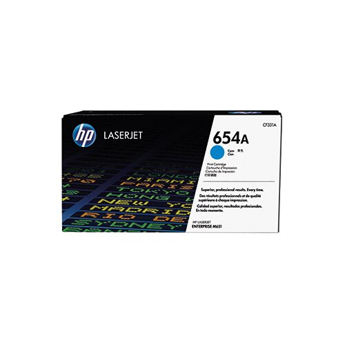 HP Toner 654A cyan
