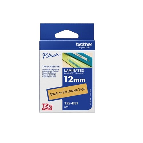 Brother Schriftbandkassette P-touch 12 mm x 5 m (B x L) TZe-B31
