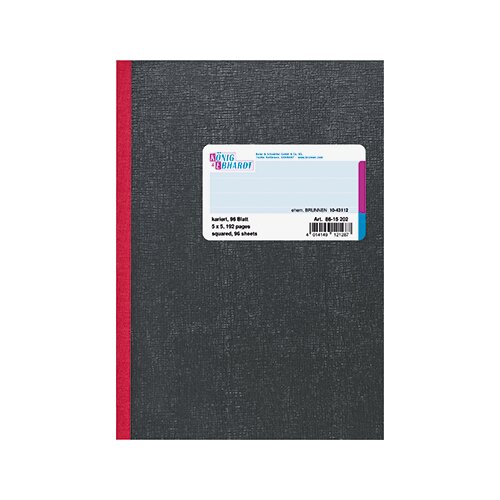 König & Ebhardt Geschäftsbuch Hartpappe