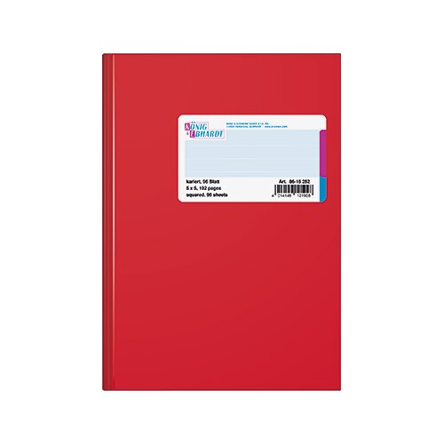 König & Ebhardt Geschäftsbuch Graupappe