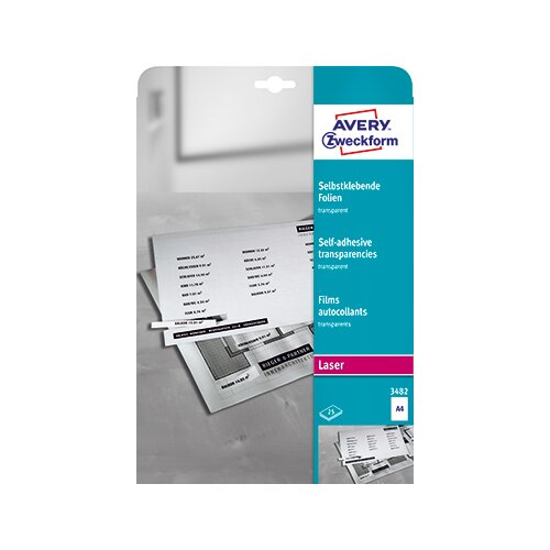 Avery Zweckform Selbstklebefolie 25 Folien/Pack.