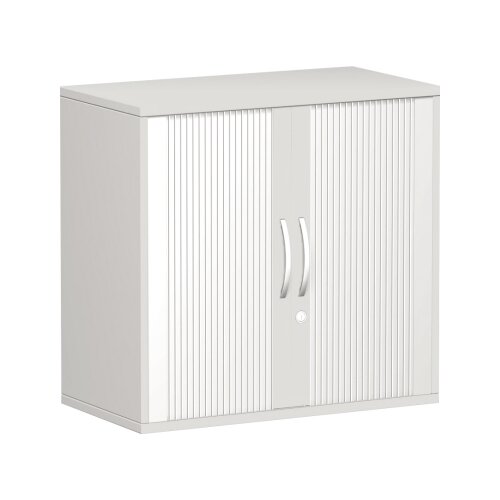 Geramöbel Rollladenschrank Flex 800 x 798 x 425 mm (B x H x T) lichtgrau