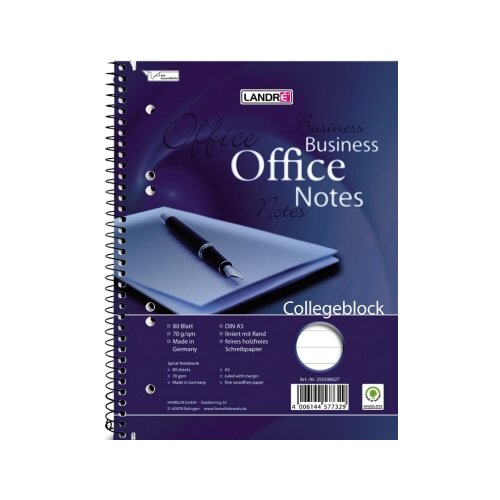 Landré Collegeblock Business Office Notes DIN A5
