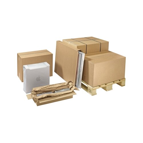 Versandkarton 30 kg 1-wellig braun