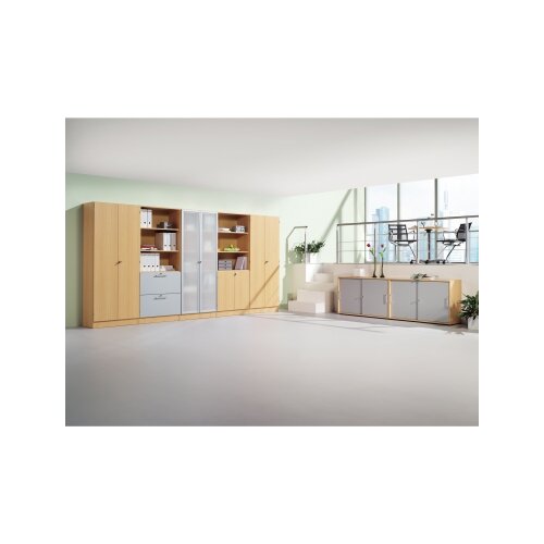 Hammerbacher Hängeregistraturschrank buche