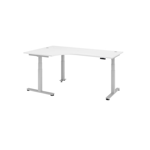 Hammerbacher Schreibtisch 2.000 x 630-1.270 x 1.200 mm (B x H x T)
