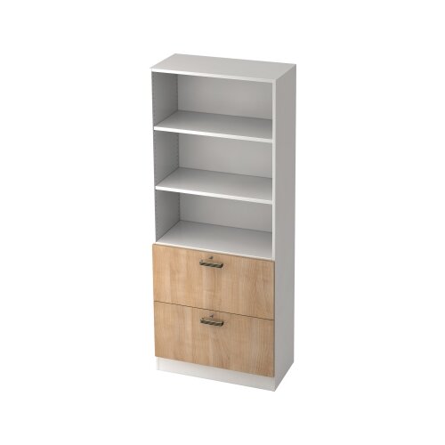 Hammerbacher Hängeregistraturschrank weiß
