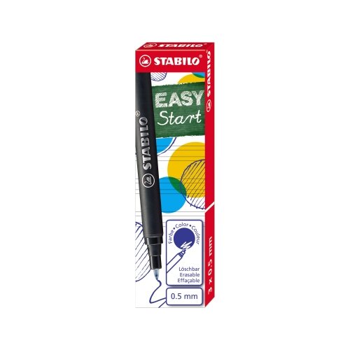 STABILO® Tintenrollermine EASYoriginal 0,5 mm löschbar 3 St./Pack.