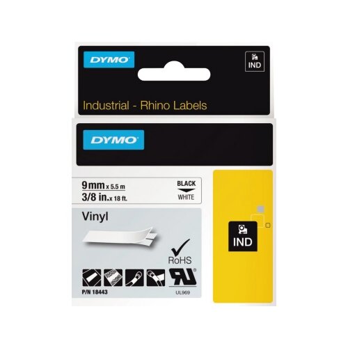 DYMO® Schriftbandkassette IND 9 mm x 5,5 m (B x L)