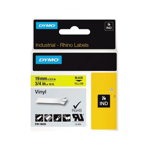 DYMO® Schriftbandkassette IND 19 mm x 5,5 m (B x L)