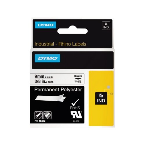 DYMO® Schriftbandkassette IND 9 mm x 5,5 m (B x L)