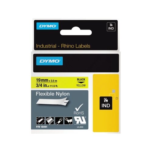 DYMO® Schriftbandkassette IND 19 mm x 3,5 m (B x L)