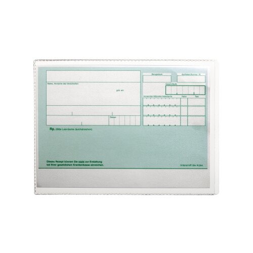 DURABLE Ausweishülle 105 x 148 mm (B x H) oben offen