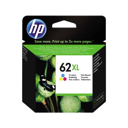 HP Tintenpatrone 62XL cyan/magenta/gelb