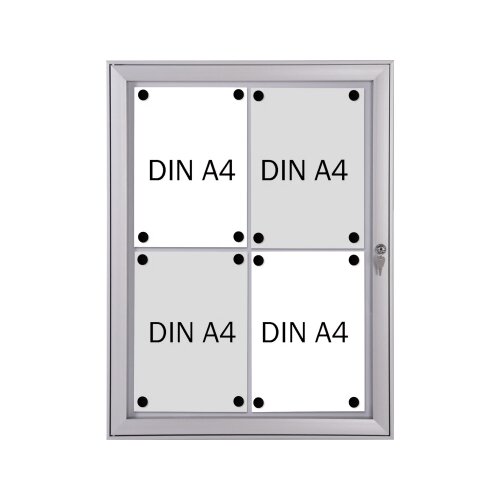 FRANKEN Schaukasten Security 4 x DIN A4
