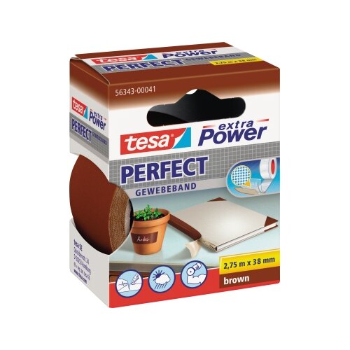 tesa® Gewebeband extra Power® Perfect 38 mm x 2,75 m (B x L)