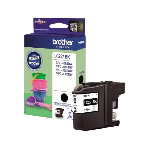 Brother Tintenpatrone LC-221BK schwarz