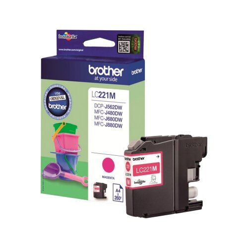 Brother Tintenpatrone LC-221M magenta