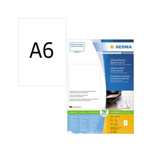 HERMA Adressetikett PREMIUM 105 x 148 mm (B x H)