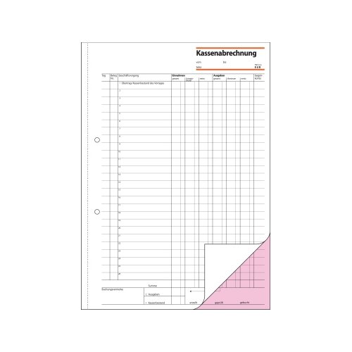 SIGEL Kassenabrechnung KG 425