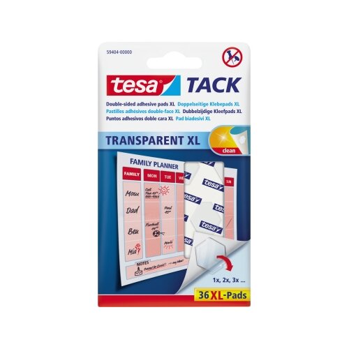 tesa® Klebepad TACK Transparent