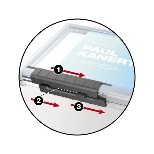 DURABLE Ausweishalter PUSHBOX TRIO