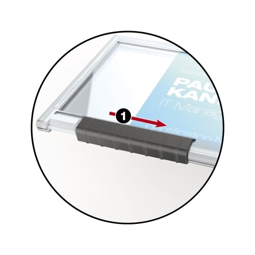 DURABLE Ausweishalter PUSHBOX MONO
