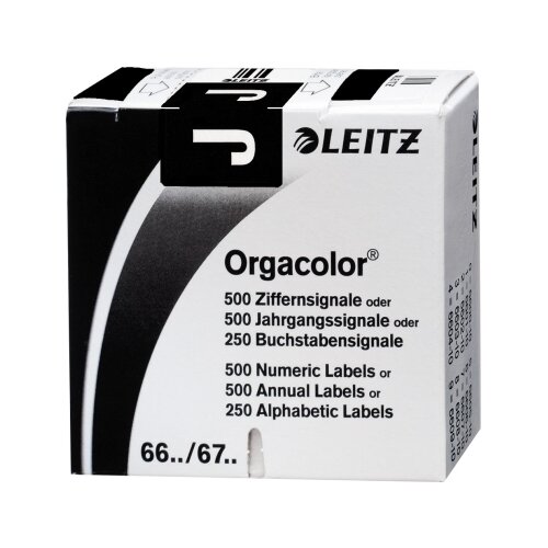 Leitz Buchstabensignal Orgacolor® schwarz