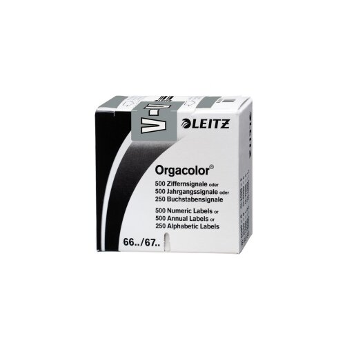 Leitz Buchstabensignal Orgacolor® grau
