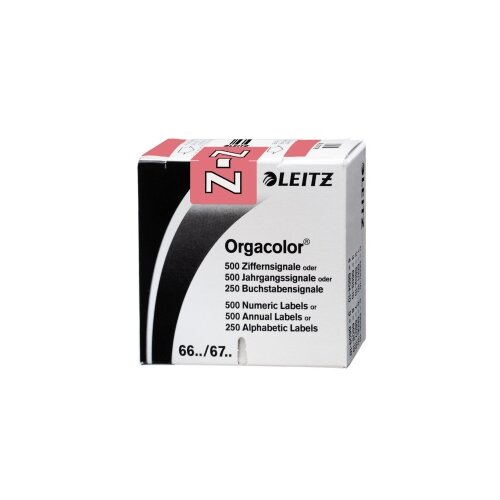 Leitz Buchstabensignal Orgacolor® rosa