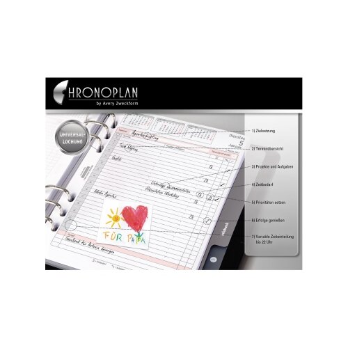 Chronoplan Einlage Kalender DIN A5 2026
