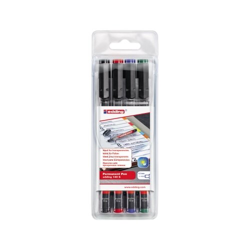 edding Folienstift 140 S 4 St./Pack.