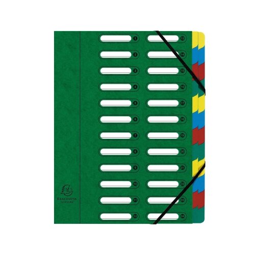 Exacompta Ordnungsmappe Harmonika® 24 Fächer