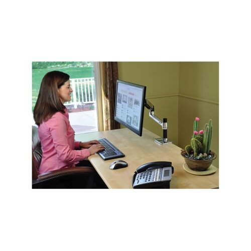 ERGOTRON Monitorschwenkarm LX 1 Arm schwarz/silber