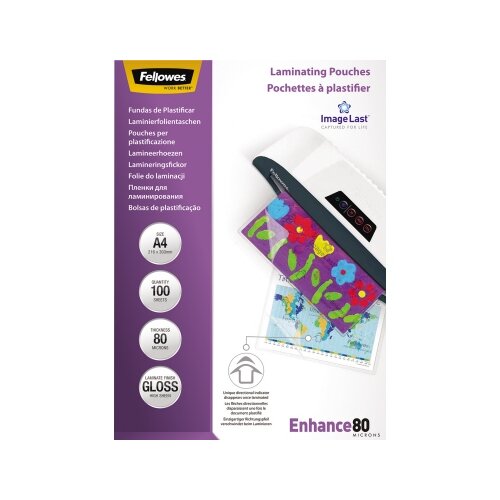 Fellowes® Laminierfolie ImageLast™ Enhance 80 216 x 303 mm (B x H) DIN A4
