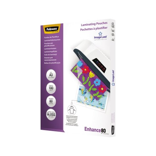 Fellowes® Laminierfolie ImageLast™ Enhance 80 303 x 426 mm (B x H) DIN A3