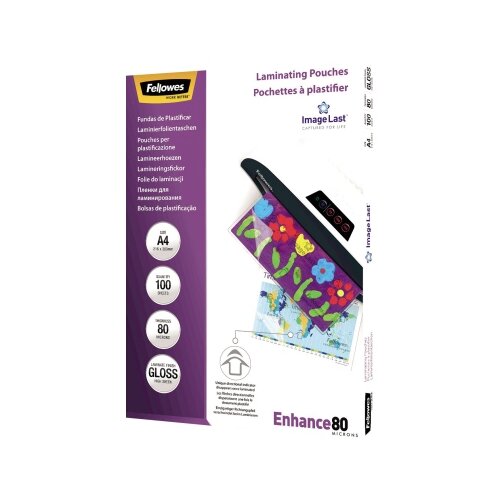 Fellowes® Laminierfolie ImageLast™ Enhance 80 216 x 303 mm (B x H) DIN A4