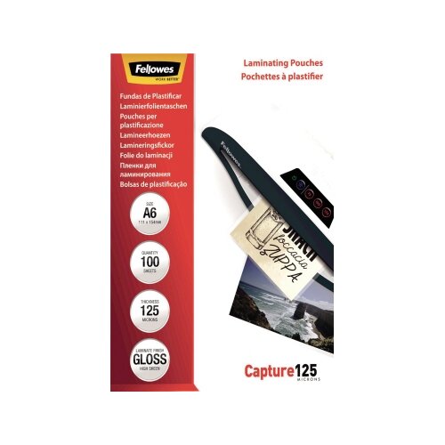 Fellowes® Laminierfolie Capture 125 DIN A6