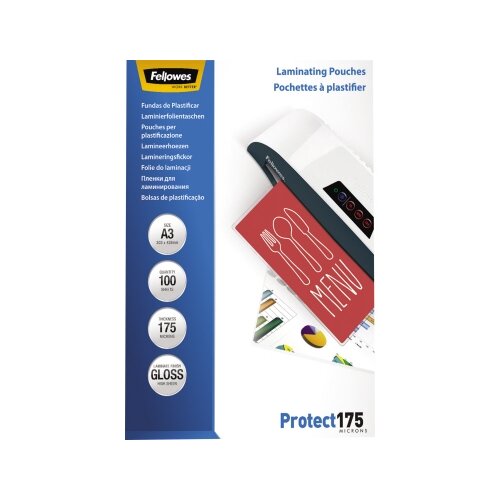 Fellowes® Laminierfolie Protect 175 308 x 428 mm (B x H) DIN A3