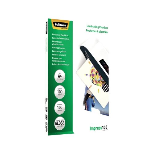 Fellowes® Laminierfolie Impress 100 210 x 297 mm (B x H) DIN A4