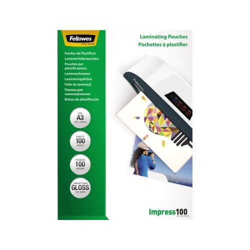 Fellowes® Laminierfolie Impress 100 297 x 420 mm (B x H) DIN A3