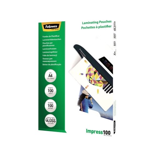 Fellowes® Laminierfolie Impress 100 210 x 297 mm (B x H) DIN A4
