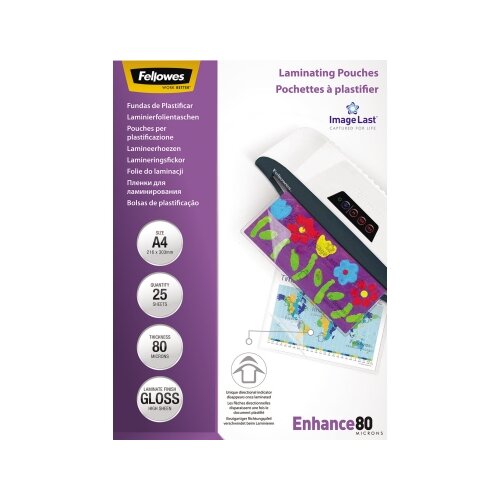 Fellowes® Laminierfolie ImageLast™ Enhance 80 210 x 297 mm (B x H) DIN A4