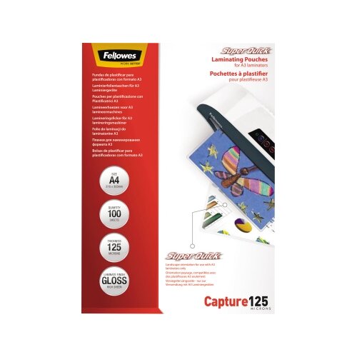 Fellowes® Laminierfolie SuperQuick™ DIN A4