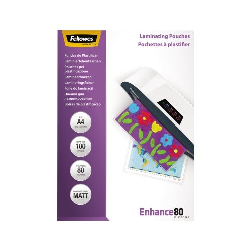 Fellowes® Laminierfolie Enhance 80 DIN A4
