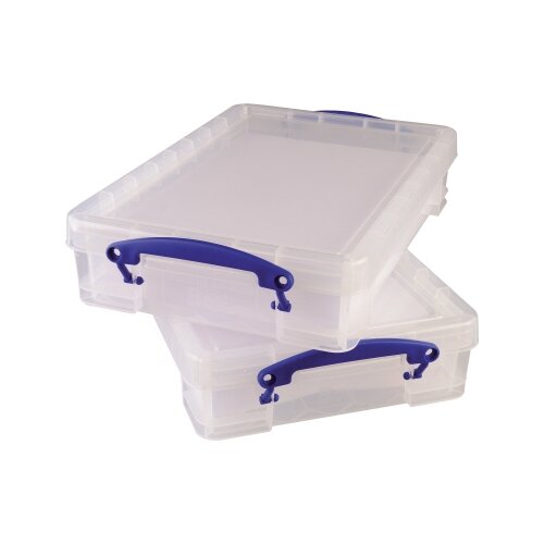 Really Useful Box Aufbewahrungsbox 39,5 x 8,8 x 25,5 cm (B x H x T) 4 l