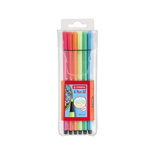 STABILO® Fasermaler Pen 68 6 St./Pack.