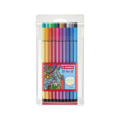 STABILO® Fasermaler Pen 68 20 St./Pack.